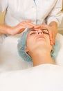 Beautiful girl in spa salon Royalty Free Stock Photo