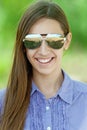 Beautiful girl in sunglasses Royalty Free Stock Photo