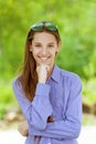 Beautiful girl in sunglasses Royalty Free Stock Photo