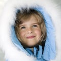 Beautiful girl winter portrait Royalty Free Stock Photo