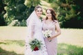 Beautiful girls Bride and bridesmaid