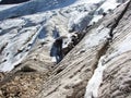 Beautiful glacier hike and clim to Weisskugel mountain