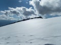 Beautiful glacier hike and clim to Weisskugel mountain