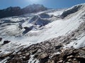 Beautiful glacier hike and clim to Weisskugel mountain