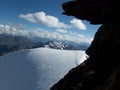 Beautiful glacier hike and clim to Weisskugel mountain