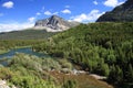 Beautiful Glacier National Park Royalty Free Stock Photo