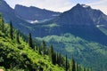 Beautiful Glacier National Park landscape