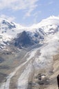 Beautiful glacier Pasterze. Austrian Alps Royalty Free Stock Photo