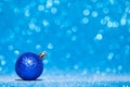 Beautiful Glitter christmas ball Royalty Free Stock Photo