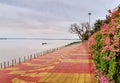 Beautiful Godavari river banks in Rajahmundry, Andhrapradesh, India