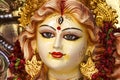 Beautiful Goddess Durga With Three Eyes
