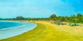 Beautiful Gokarna beach in Karnataka, India