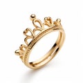 Beautiful Gold Queen Crown Ring - Eiko Ojala Style