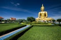 Beautiful golden big Buddha. Royalty Free Stock Photo