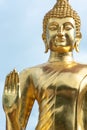The beautiful golden Buddha statue Pang Ham Yati