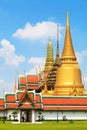 Beautiful Golden pagoda temple in Thailand Royalty Free Stock Photo