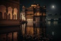 Beautiful golden temple situated in Amritsar, India