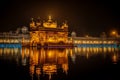 Beautiful golden temple situated in Amritsar, India