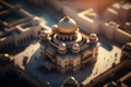 Beautiful golden temple situated in Amritsar, India