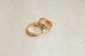 Beautiful golden wedding rings