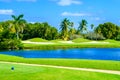 Beautiful golf course Royalty Free Stock Photo