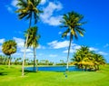 Beautiful golf course Royalty Free Stock Photo