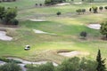 Beautiful golf course of Porto Carras Grand Resort.