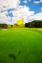 Beautiful Golf Green Royalty Free Stock Photo
