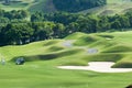 Beautiful golf place with nice green color, Taiwan Royalty Free Stock Photo