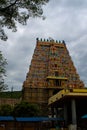 Beautiful Gopuram of Alagar Kovil temple madurai Tamil Nadu