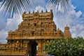 beautiful Gopuram in Tanjore Big temple Tamil Nadu India