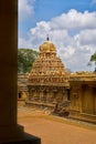 beautiful Gopuram in Tanjore Big temple Tamil Nadu India