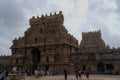 beautiful Gopuram in Tanjore Big temple Tamil Nadu India