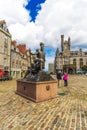 Beautiful Gordon Highlanders Statue in Aberdeen in Scotland, 13/08/2017