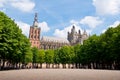 Beautiful Gothic style cathedral in Den Bosch, Netherlands Royalty Free Stock Photo