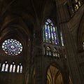Beautiful gothic window on a cathedral, Spain. Ventanal gÃÂ³tico