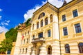 Beautiful Government building of the Principality of Liechtenstein Vaduz Royalty Free Stock Photo