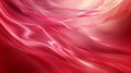 Beautiful graceful flowing pink transparent silk fabrics. Background with smooth waves for design