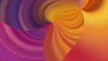 Beautiful gradient abstract background composition of geometric shapes blurred waves orange pink red purple Royalty Free Stock Photo