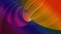 Beautiful gradient abstract background composition of geometric shapes blurred waves orange pink red purple Royalty Free Stock Photo