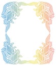 Beautiful gradient frame.