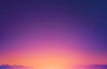 Beautiful Gradient Sunset Sky Generative AI