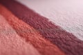 Beautiful gradient texture with layers of red and pink tones in soft fabric backdrop Royalty Free Stock Photo