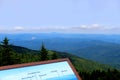 Beautiful Grandfather Mountain landscape, North Carolina . USA
