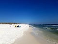 Beautiful Grayton beach in Florida panhandle during early spring