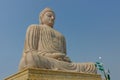 Giant great Buddha statue Bodh Gaya Bihar India Royalty Free Stock Photo