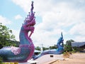 Beautiful Great Naga at Buddhist Temple Wat Ban Den locate in Chiang Mai,Thailand
