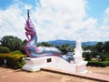 Beautiful Great Naga at Buddhist Temple Wat Ban Den locate in Chiang Mai,Thailand
