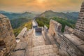 The beautiful great wall of China Royalty Free Stock Photo