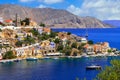 Beautiful Greece - view of colorful Symi island, Dodecanesse